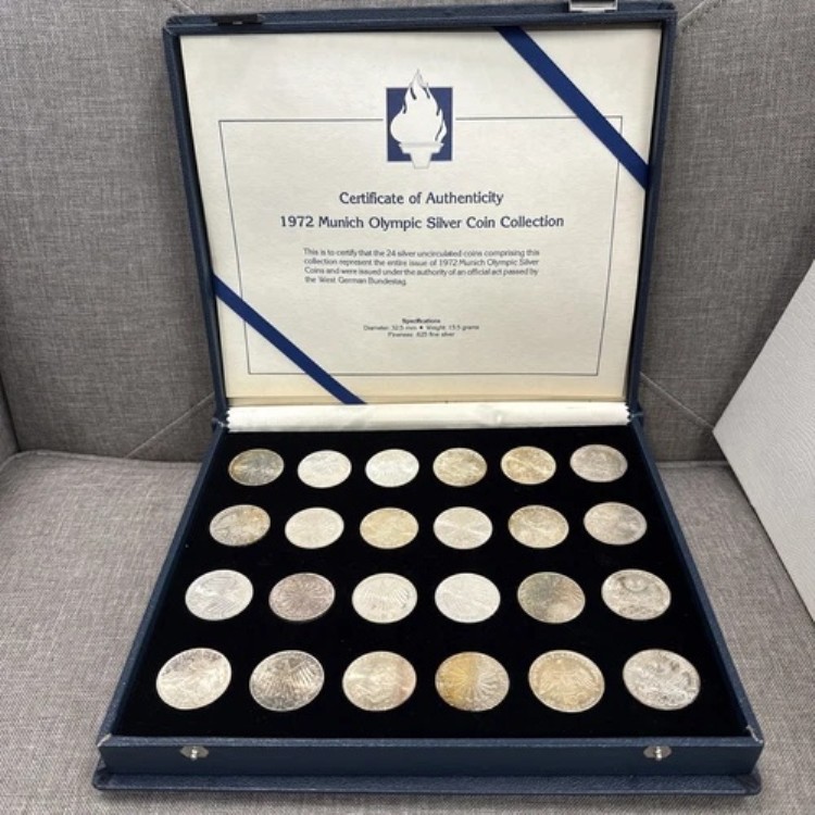 楽天市場】【銀貨】 ドイツ ミュンヘンオリンピック記念 10マルク銀貨