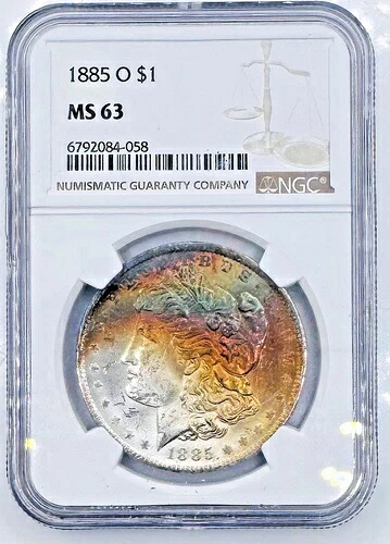 1885-O モーガン シルバー ドル NGC MS63??モンスタートナー?? 117,700円