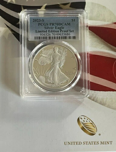 2023 S プルーフ シルバー イーグル PCGS PR70 DCAM 限定版 シルバー プルーフ セット