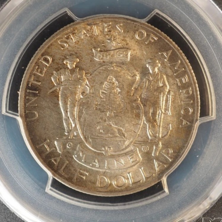 1920年 メイン州記念銀貨 ハーフドル PCGS MS 64 - 送料無料！ G1657｜WORLD RESOURCE【KING店】