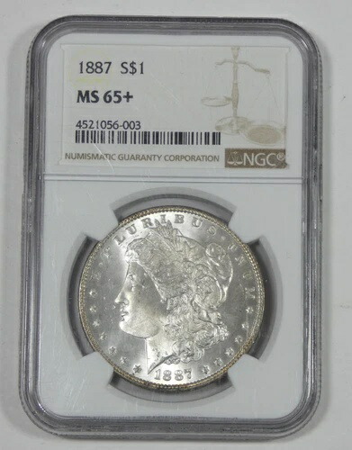1887年モルガン・ダラー NGC MS 65+認定シルバーダラー｜WORLD RESOURCE【KING店】
