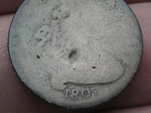 1807年製 ドレープ胸像 銀貨 10セント硬貨 - 状態良好｜WORLD RESOURCE【KING店】 117,700円