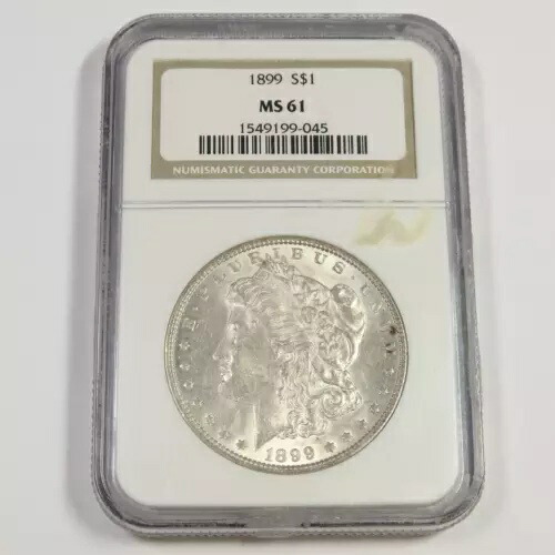 1889 P NGC MS61 - 銀製モルガンドル - 1ドル米国コイン #49213A|WORLD RESOURCE【KING店】