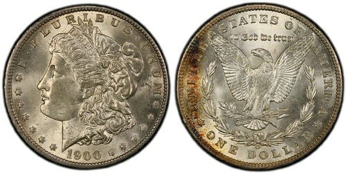 1900-O モルガン・ダラー 1ドル PCGS MS64 VAM 15 ダブルスター トップ100 トゥルービュー (D245)|WORLD RESOURCE【KING店】