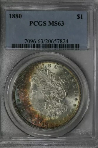 1880年 $1 PCGS MS63 モルガン銀貨