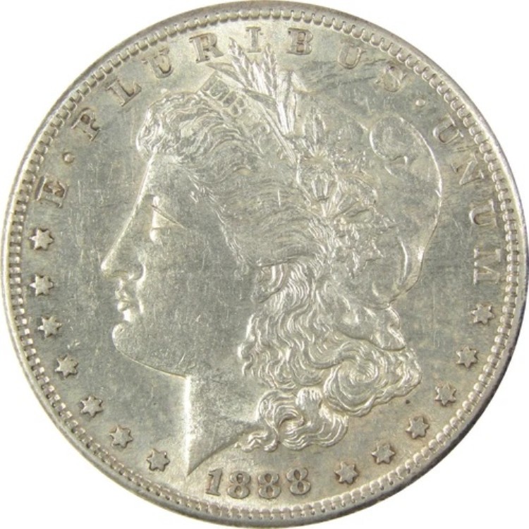 1888年 S モーガンダラー AU 未流通銀貨 1ドル SKU:I19719