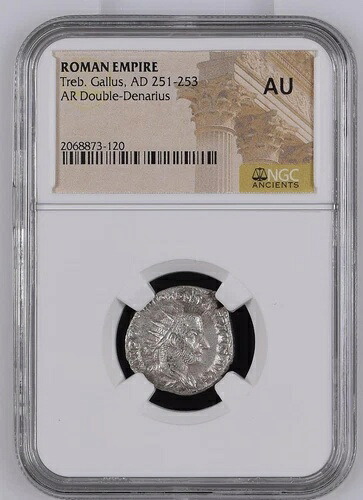 NGC AU アントニニアヌス・オブ・トレボニアヌス・ガルス AD251-253 NGC アンシエンツ認定 T11