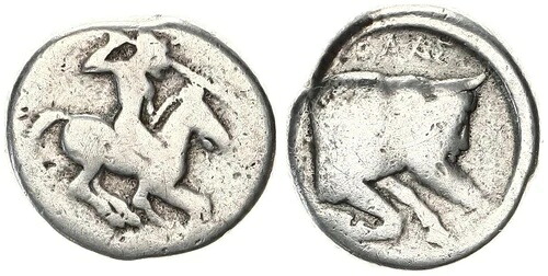 古代 / ギリシャ、シチリア、ジェラ・ディドラクメ（ステイター）490-475 V. Chr. S 117751｜WORLD RESOURCE【KING店】 165,550円