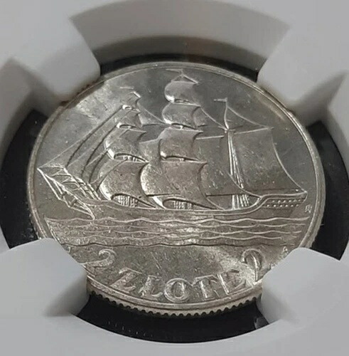 外国銀貨　ポーランド銀貨　4種 楽天市場】ポーランド銀貨 10z 10ズウォティチ AU NGC 準未使用～極美