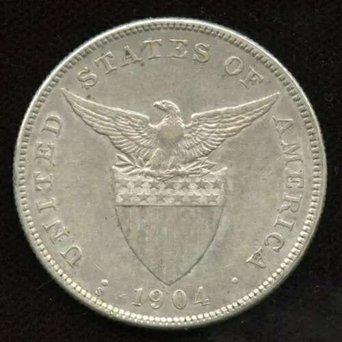 楽天市場】フィリピン銀貨 1ペソ 1909年 AU アンティークコイン