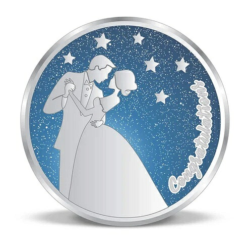 BIS刻印入り 結婚記念日ギフト 999 純銀コイン 100gm O759｜WORLD RESOURCE【KING店】 168,850円