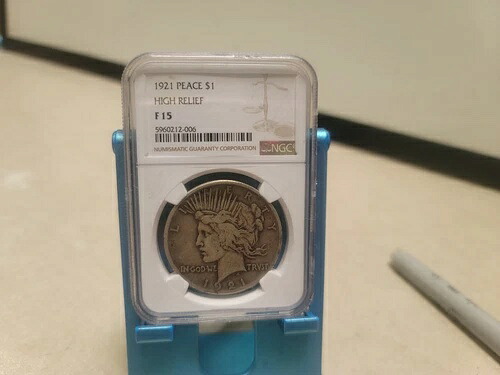 1921年 ピースシルバードル高浮き彫り NGC F-15｜WORLD RESOURCE【KING店】