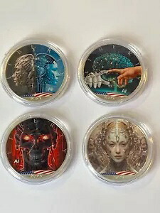 2023年 アメリカン シルバー イーグル AI 4 x 1オンス カラー銀貨セット｜WORLD RESOURCE【KING店】 113,850円