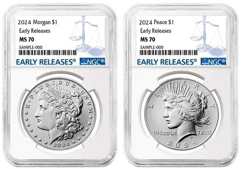 2024年 モルガン＆ピース シルバーダラー NGC MS70 アーリーリリース #378｜WORLD RESOURCE【KING店】
