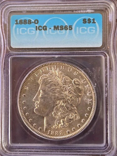 1888-O モルガン銀貨 - ICG MS65｜WORLD RESOURCE【KING店】