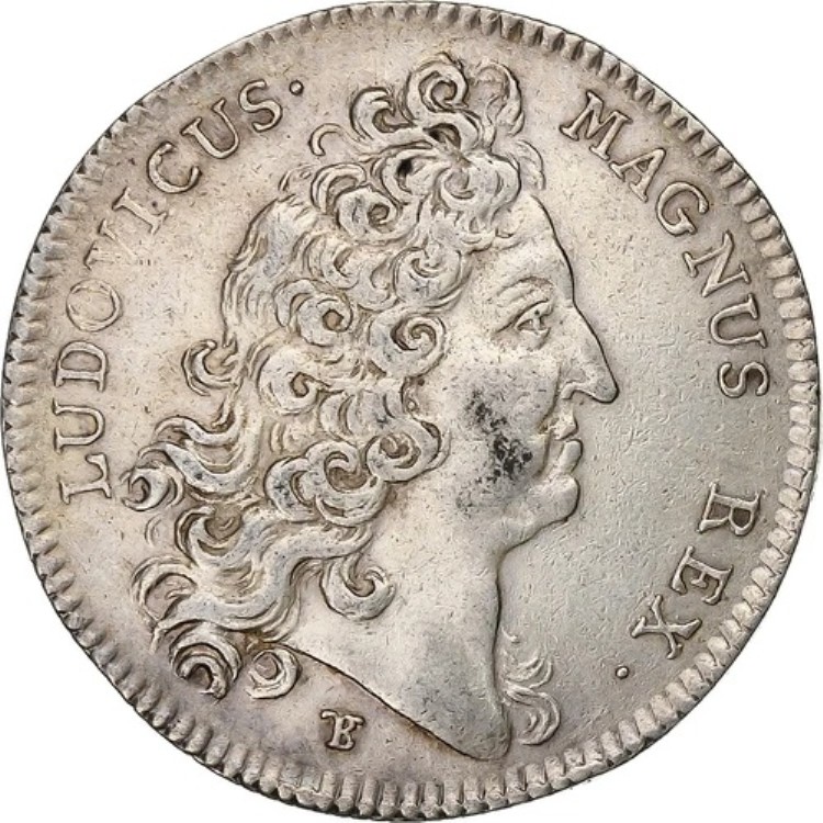 [#1279046] フランス、トークン、ルイ 14 世、B?timents du Roi、1715 年、シルバー、オーストラリア