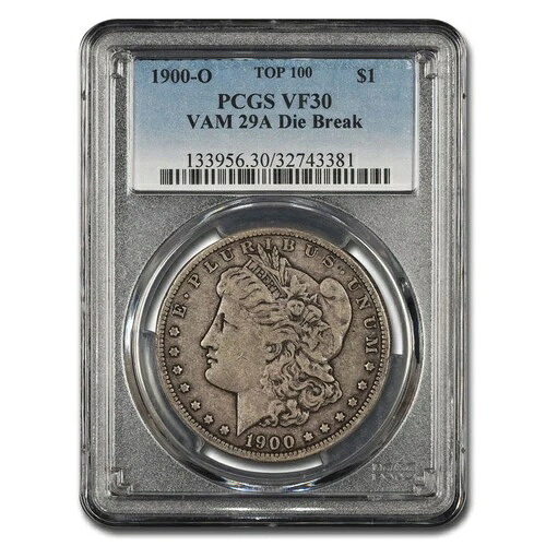1900-O モルガン・ダラー VF-30 PCGS (VAM 29A、ダイブレイク)｜WORLD RESOURCE【KING店】