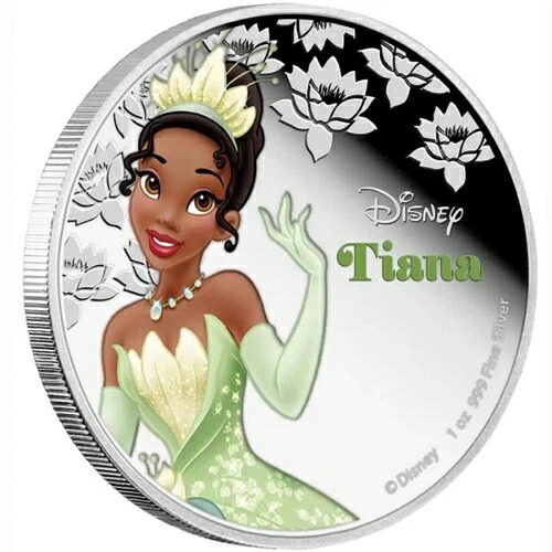 2016年 2ドル ディズニープリンセス ティアナ 1オンス 銀貨｜WORLD RESOURCE【KING店】