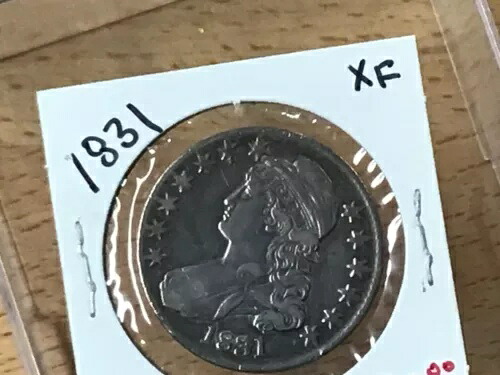 1831年 キャップドバスト シルバーハーフドル グレートタイプコイン E9551｜WORLD RESOURCE【KING店】 98,010円