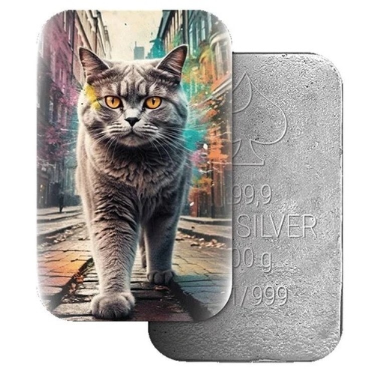 ロンドンのブリティッシュショートヘア、キャッツ・イン・ザ・シティシリーズ 100グラム シルバーバー|WORLD RESOURCE【KING店】