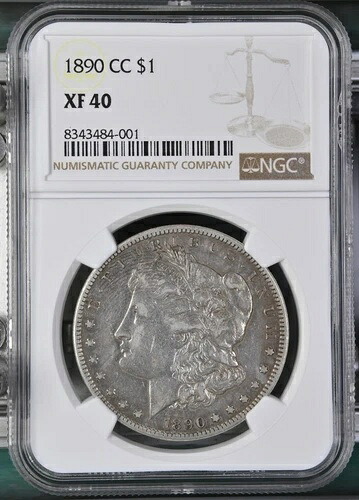 1890年-CC モルガン・ダラー NGC認定 XF40 135,300円