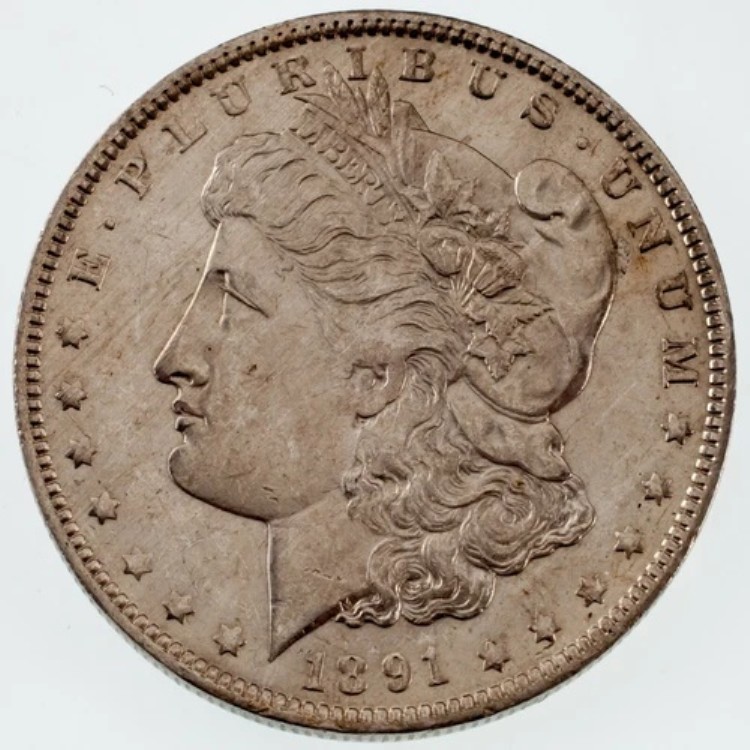 1891-O 1ドル銀モルガンドル、未使用品、美しい外観｜WORLD RESOURCE【KING店】