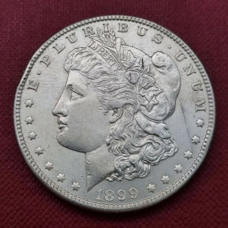1899年 P モルガン ダラー 1 ドル 高品位 BU #44967