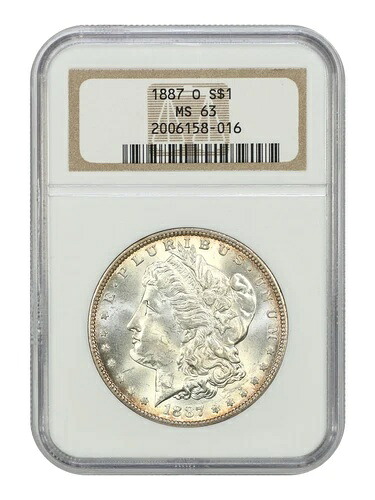 1887-O $1 NGC MS63 - モルガン ドル
