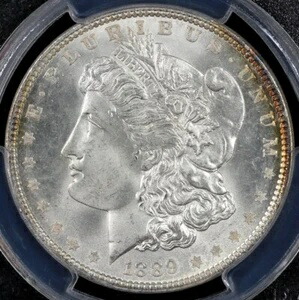 1889年 1ドル モルガン・ダラー PCGS MS 65