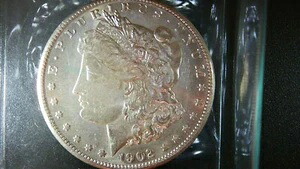 1902-O VAM 35 $1 モルガン銀貨 MS+ 状態 100% 本物