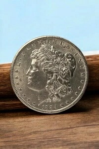 1884-O モルガン銀貨 約未使用
