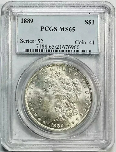 1889年 P モルガン銀貨 PCGS MS-65｜WORLD RESOURCE【KING店】
