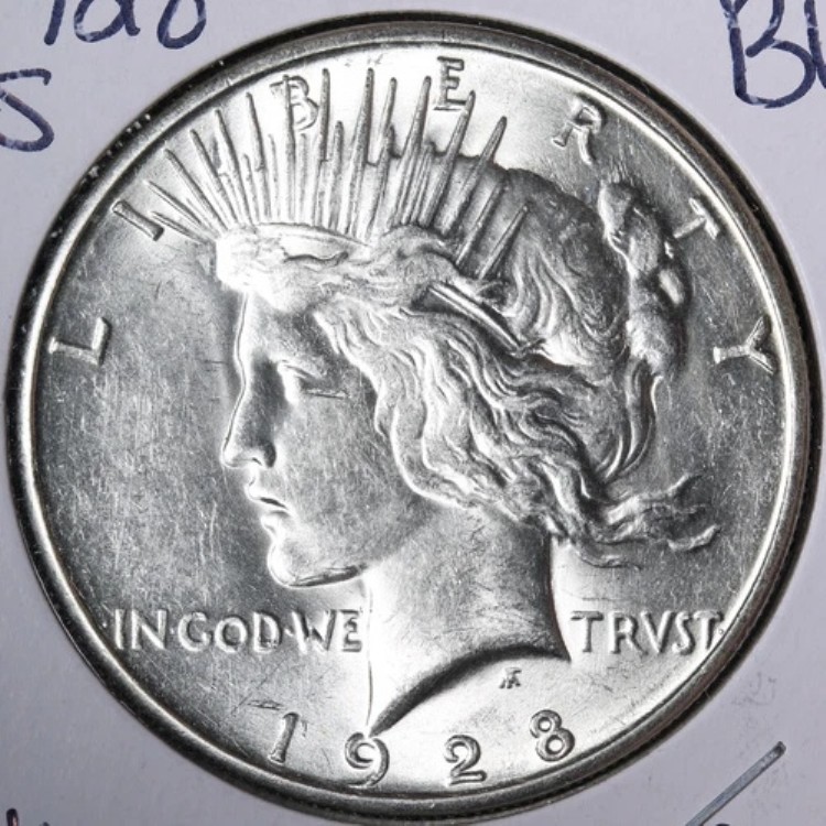 1928-S ピースシルバーダラー BU *未流通* MS E381 UUCNM|WORLD RESOURCE【KING店】
