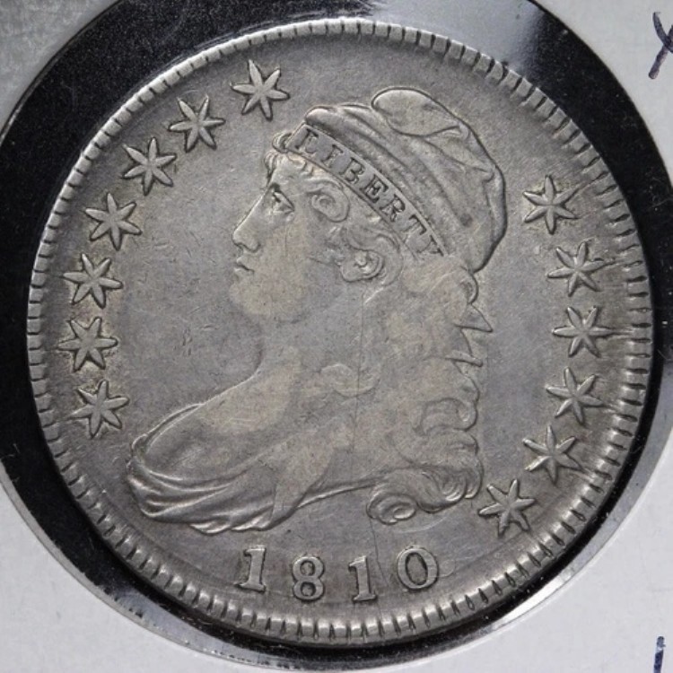 1810年 キャップドバスト シルバー ハーフドル CHOICE XF E289 WNQZ｜WORLD RESOURCE【KING店】