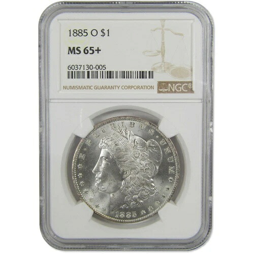 1885 O モルガン ダラー MS 65+ NGC シルバー 未流通 1ドルコイン