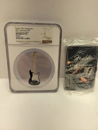 2021 NGC リバース PF 70 ソロモン 1オンス シルバー $2 「ストラトキャスターギター」 #72 156,750円