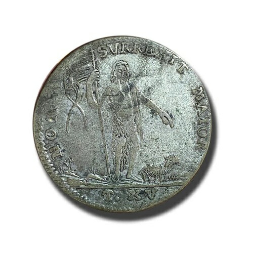 1769年 ピント 15 タリ マルタ騎士団銀貨 ナイスストライク VF+/VF++ 156,750円