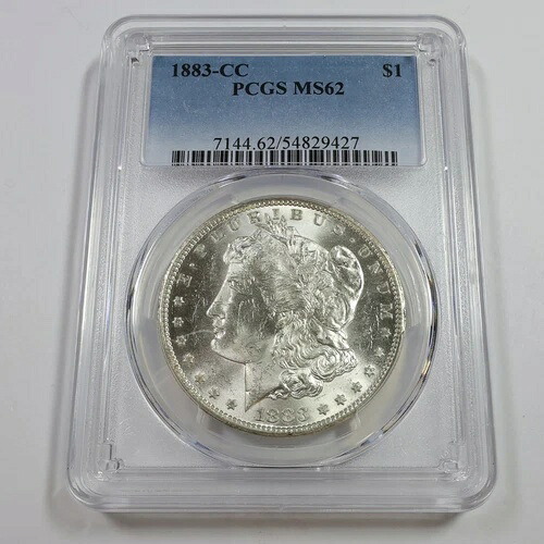 1883 CC カーソンシティ PCGS MS62 - シルバー モルガン ダラー 1 ドル US コイン #54704A