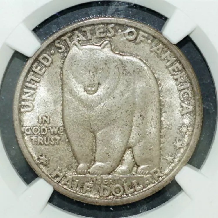 1936-S ベイブリッジ銀貨ハーフドル記念 NGC MS65 美しい色調