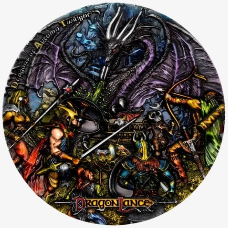 3オンス シルバー ドラゴンズ・オブ・オータム・トワイライト - ドラゴンランス コイン 2023 ニウエ画像