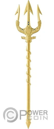 ポセイドン トライデント 金メッキ 2オンス 銀貨 10000フラン チャド 2025｜WORLD RESOURCE【KING店】