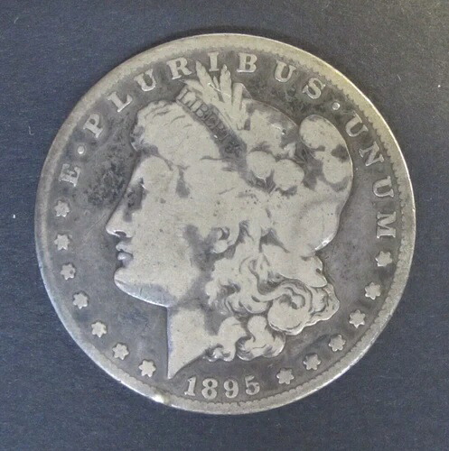 1895-S モルガン銀貨 ~ 発行枚数少/入手困難な主要年号 ~ 状態良好/VG｜WORLD RESOURCE【KING店】