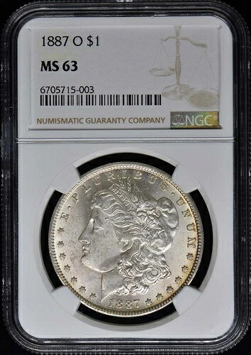 1887-O モルガン・ダラー S$1 NGC MS63｜WORLD RESOURCE【KING店】