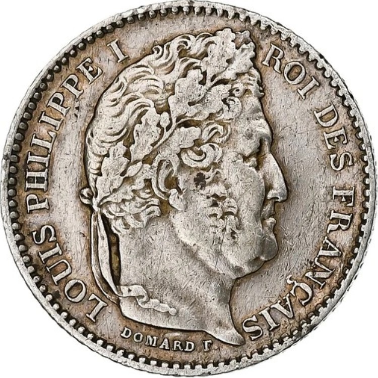 [#1270942] フランス、ルイ フィリップ 1 世、25 サンタイム、1846 年、リール、シルバー、EF 222,200円