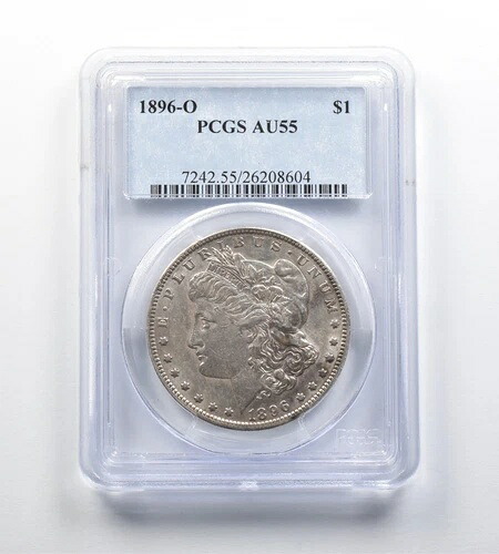 AU55 1896-O モルガン銀貨 PCGS *0281｜WORLD RESOURCE【KING店】