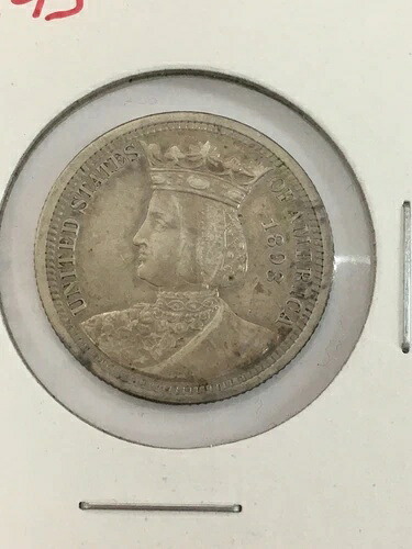 1893年イザベラ・シルバー記念クォーター