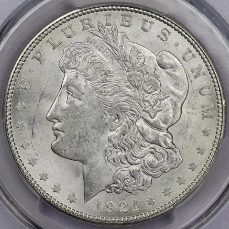 1921-D モルガン銀貨 - PCGS MS 64