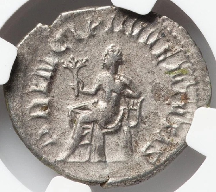 シーザーとしてのヘレニウス・エトルクスス NGC XF アポロシルバー古代ローマコイン レア! D119｜WORLD RESOURCE【KING店】