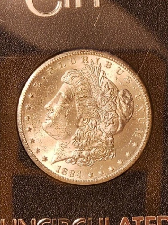 1884-CC 1ドル モーガン・ダラー 90% シルバー コレクターズアイテム カーソンシティ 米国造幣局 GSA コイン OGP|WORLD RESOURCE【KING店】