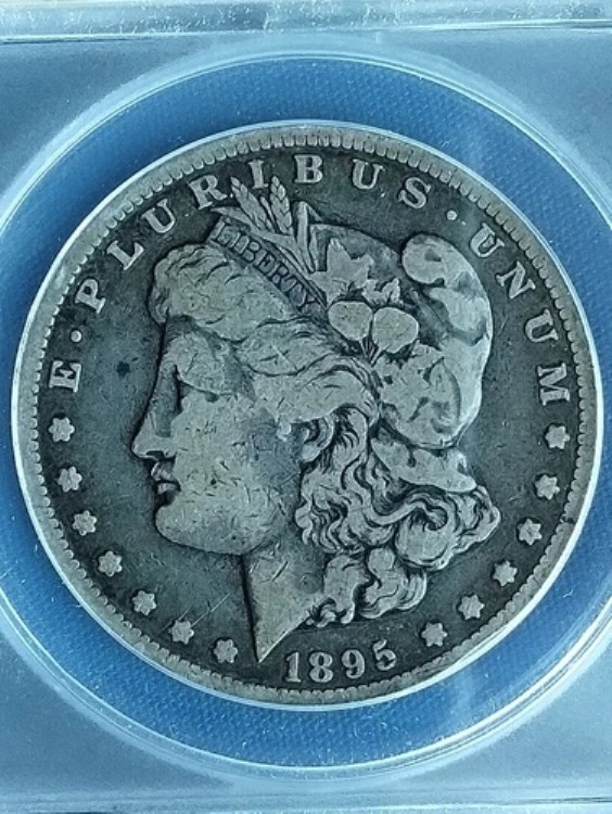 1895-O モルガン銀貨 ANACS F 12 詳細希少コイン